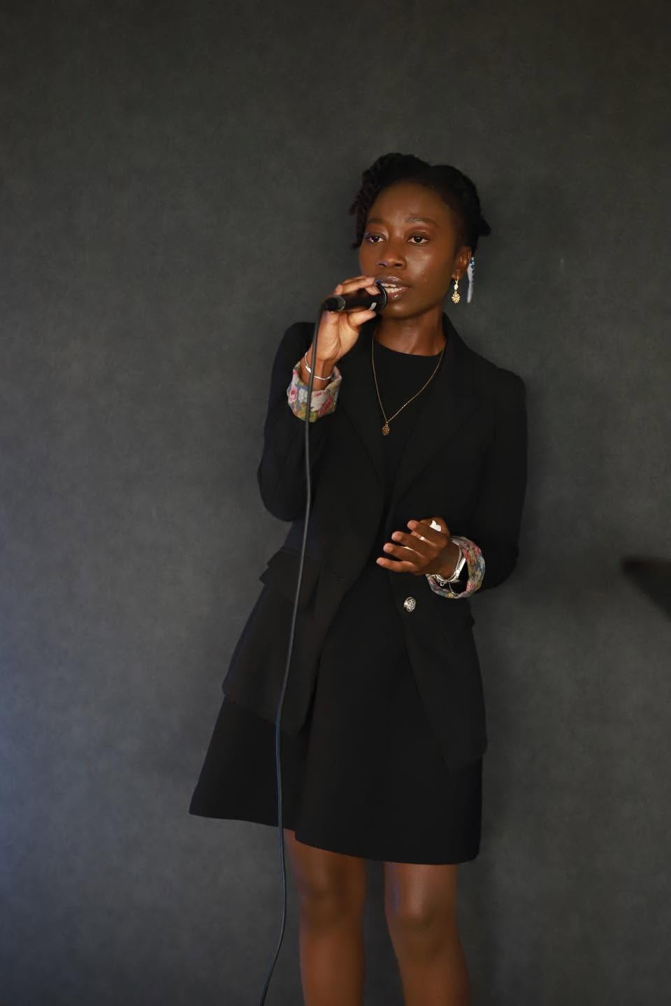 A Luxembourg City Church vocalist leading worship